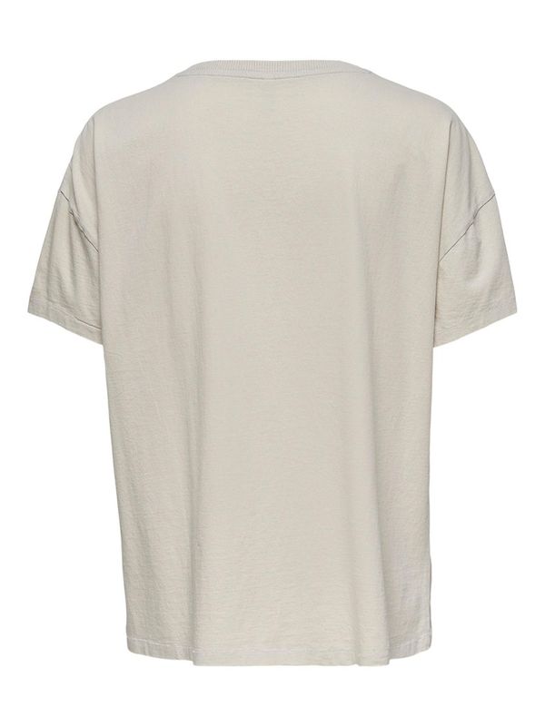 ONLSONIA LIFE OVERSIZE S/S TEXT TOP BOX