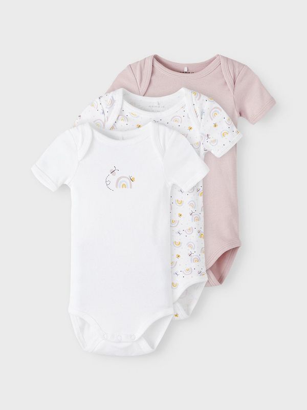 Body 3 Pack Flieder/AOP/Regenbogen
