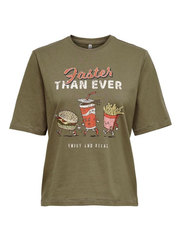 ONLSIMMI BOXY S/S FRIES TOP BOX JRS