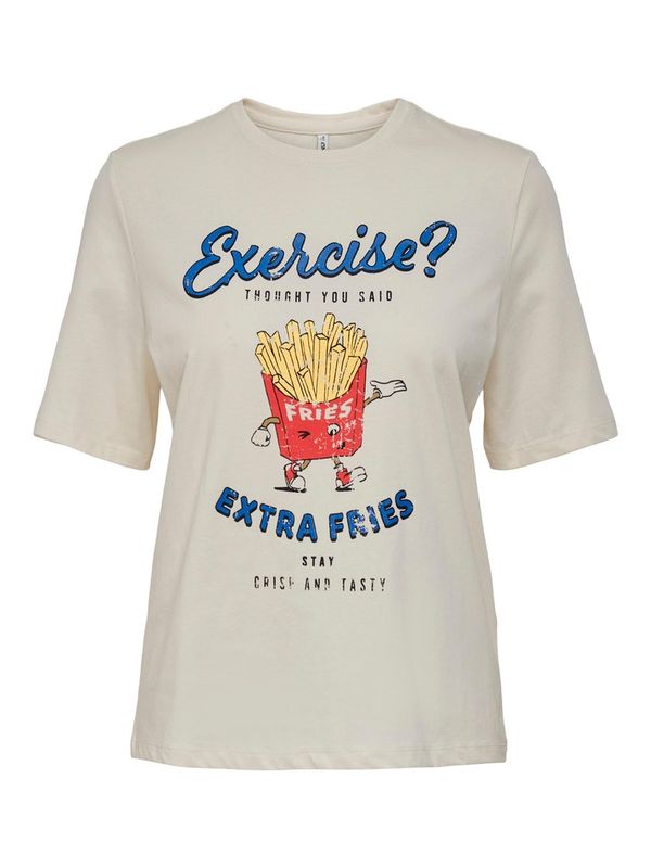 ONLSIMMI BOXY S/S FRIES TOP BOX JRS