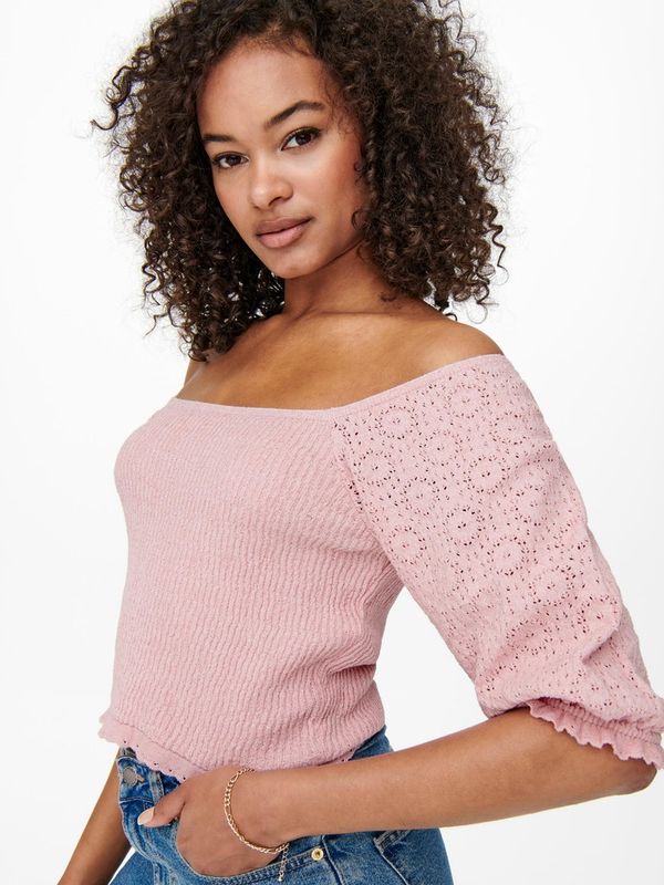 ONLPRISCILLA LIFE S/S TOP KNT