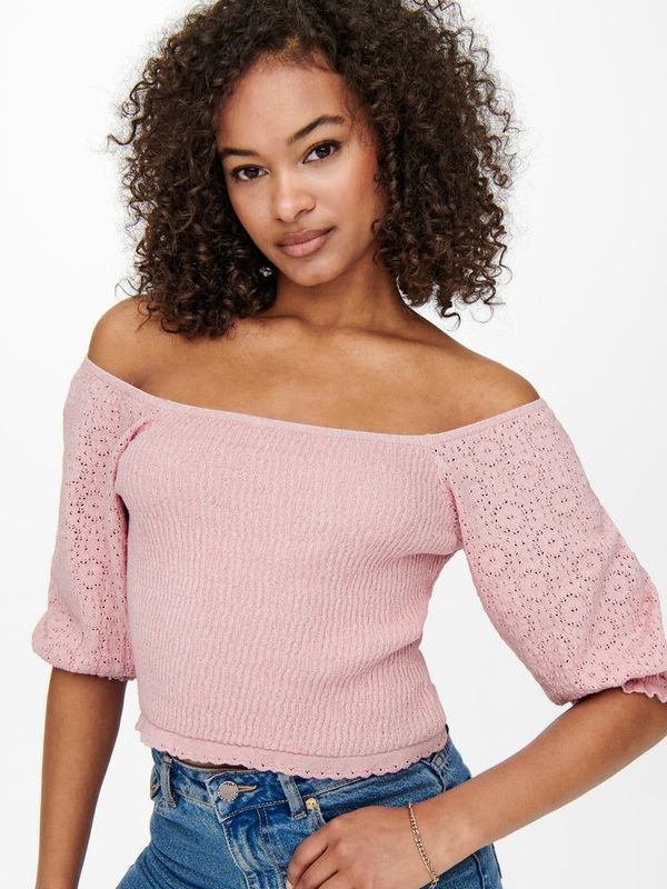 ONLPRISCILLA LIFE S/S TOP KNT