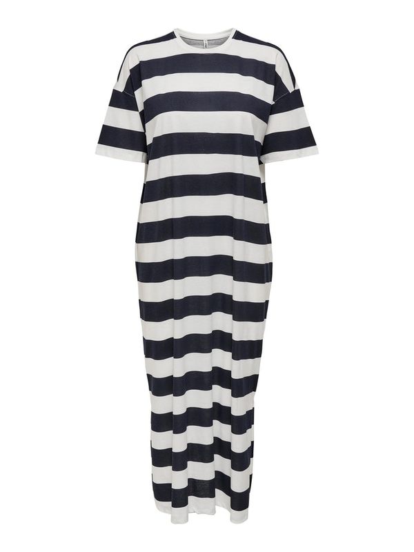 ONLMAY S/S OVERSIZE STRIPE DRESS JRS