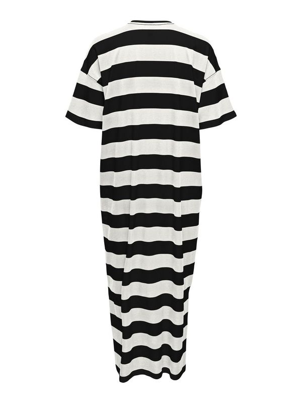ONLMAY S/S OVERSIZE STRIPE DRESS JRS