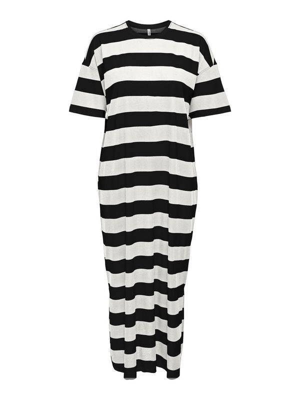 ONLMAY S/S OVERSIZE STRIPE DRESS JRS