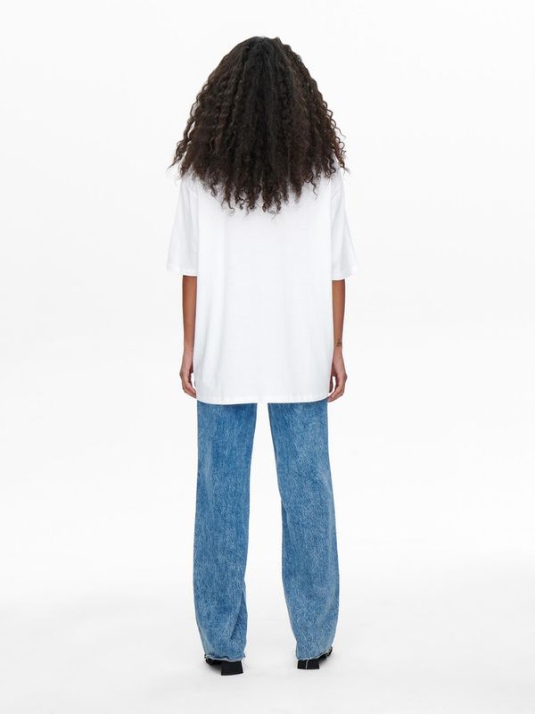 ONLSISI S/S O-NECK OVERSIZE T-SHIRT WVN
