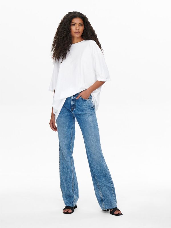 ONLSISI S/S O-NECK OVERSIZE T-SHIRT WVN