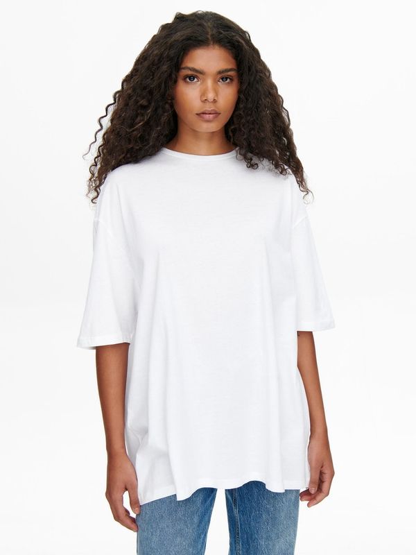 ONLSISI S/S O-NECK OVERSIZE T-SHIRT WVN