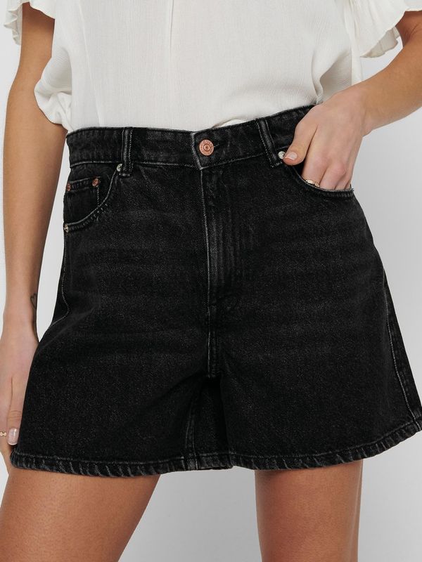 ONLBAY LIFE HW MOM GREY DNM SHORTS NAS