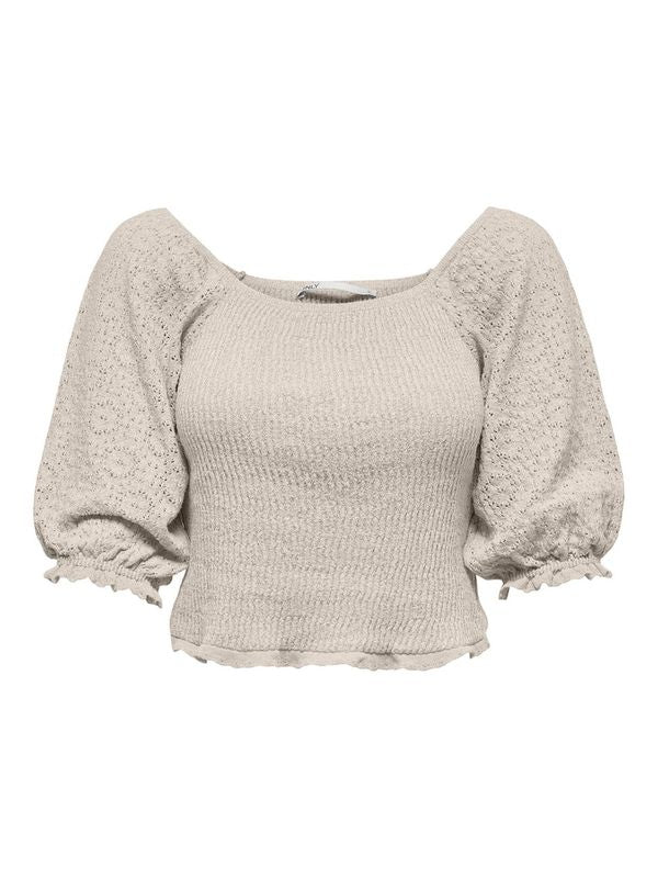 ONLPRISCILLA LIFE S/S TOP KNT