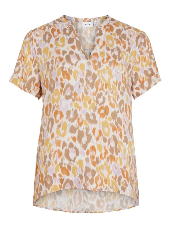 VIELODIE LEO V-NECK S/S TOP/SU