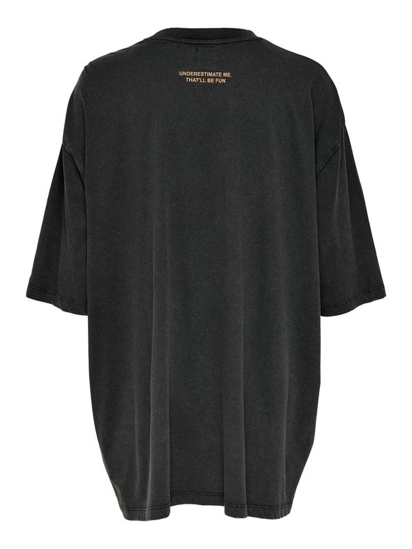 ONLSISI SS WASH OVERSIZED PRINT TEE WVN