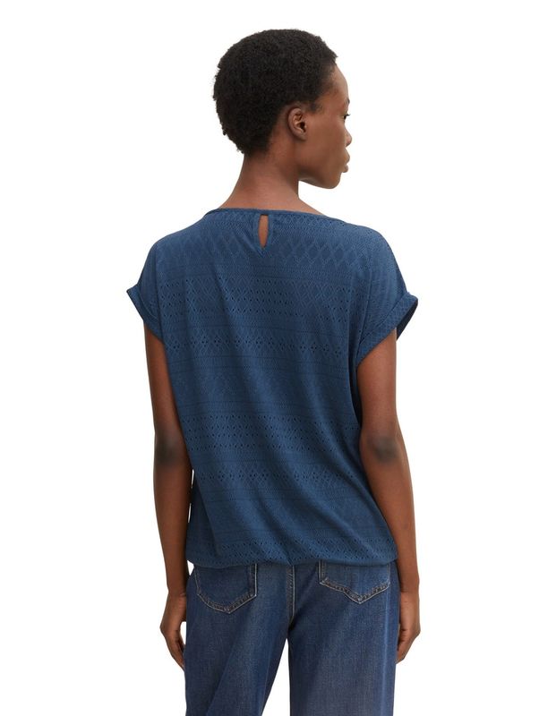 T-shirt ajour jacquard