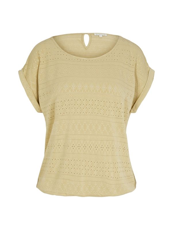 T-shirt ajour jacquard