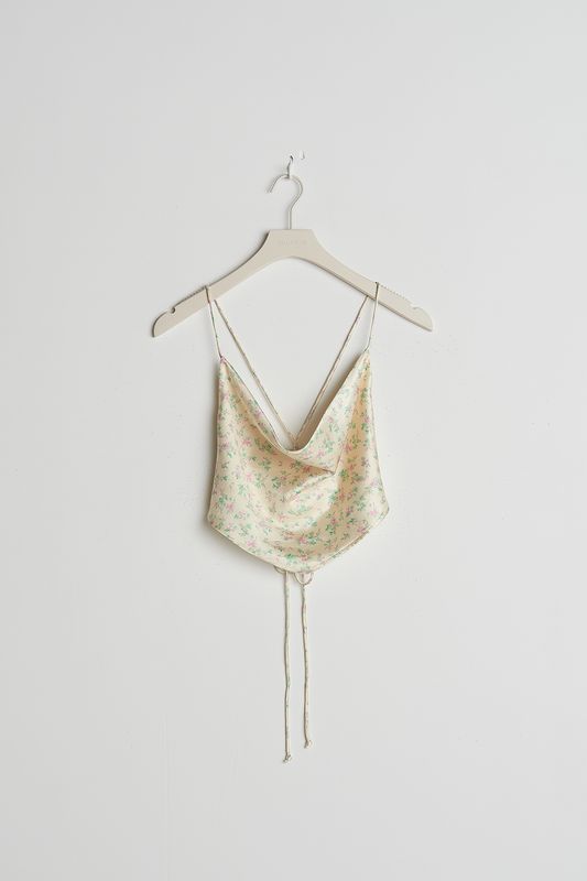 Scarf cowineck singlet