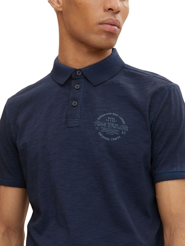Poloshirt mit Logo Print