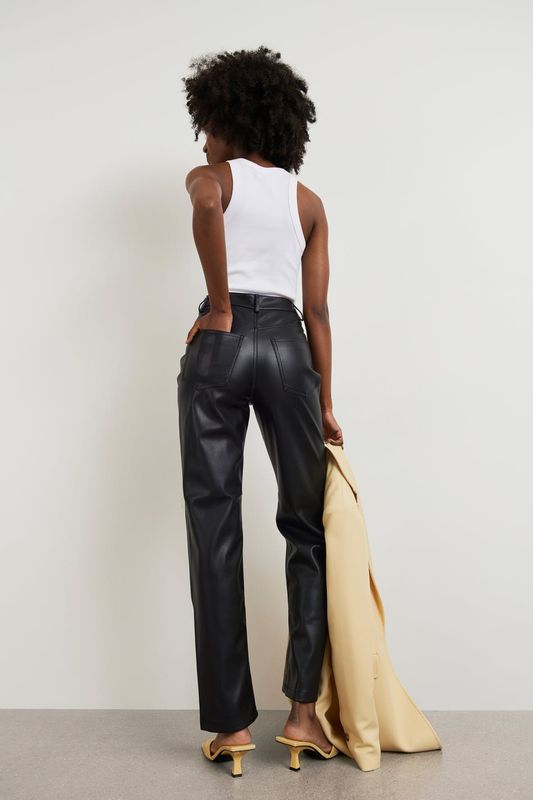 90s pu trousers