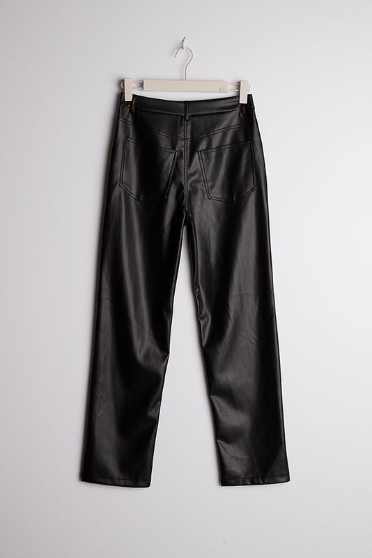 90s pu trousers