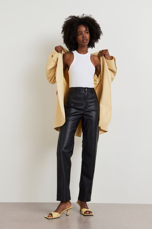 90s pu trousers