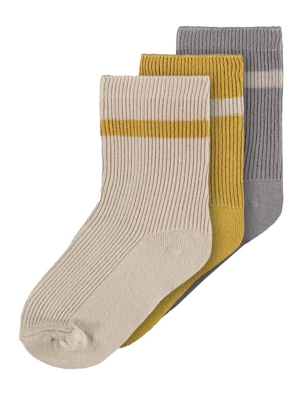 NMMELOVE 3 PACK SOCK STRIPE AU LIL