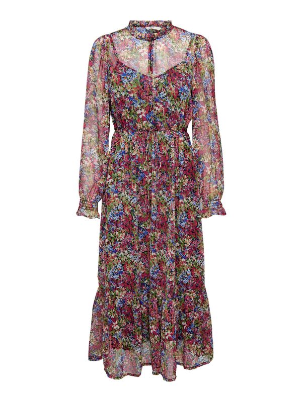 ONLGABBI L/S MIDI DRESS PTM