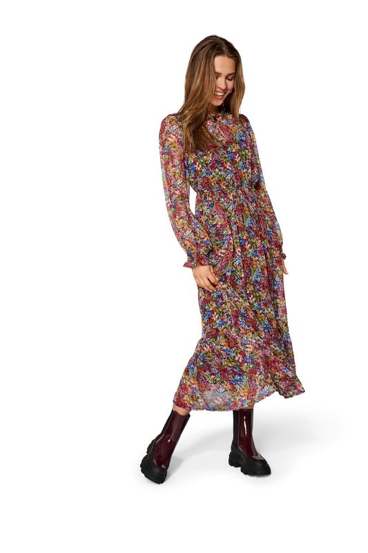 ONLGABBI L/S MIDI DRESS PTM