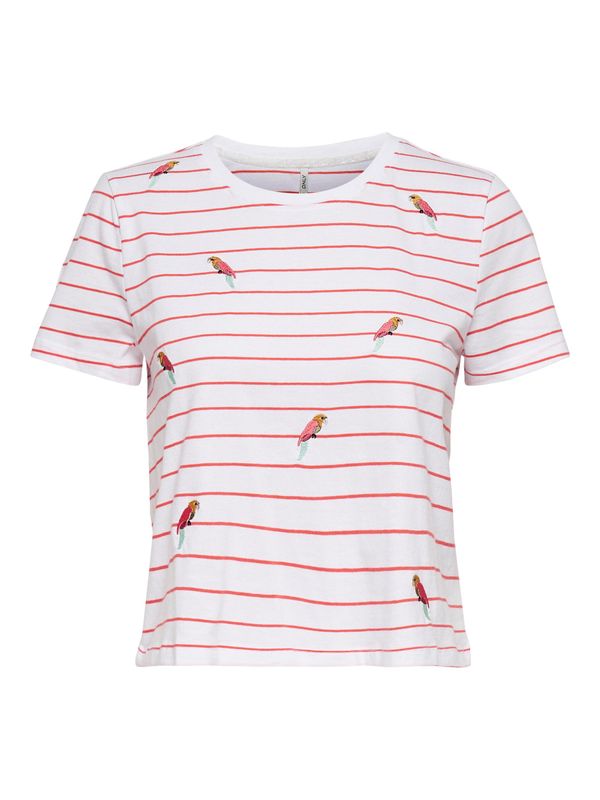 ONLKIKI LIFE CROP S/S PARROT TOP BOX JRS