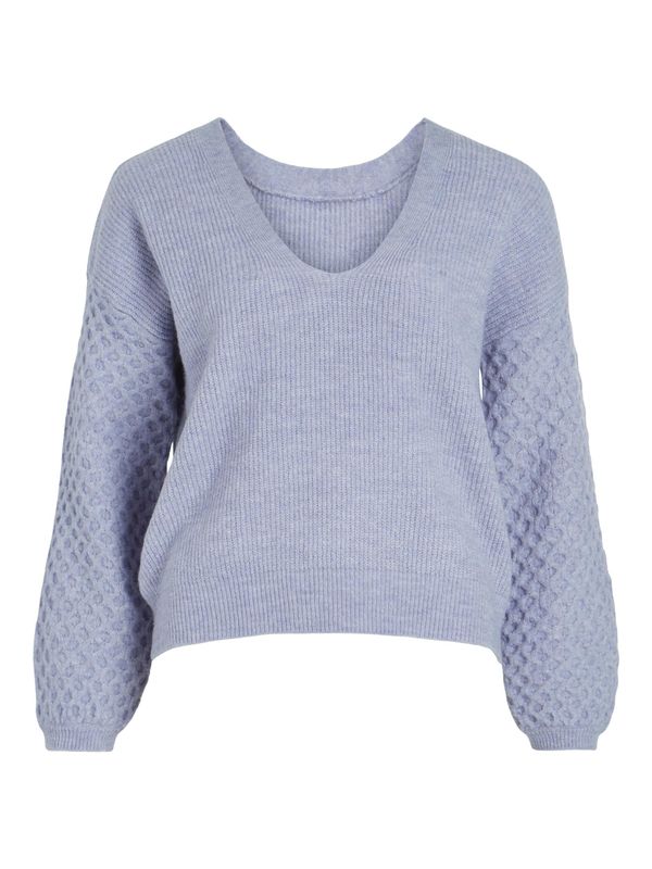 VIVANNA REV L/S V-NECK KNIT TOP/LD