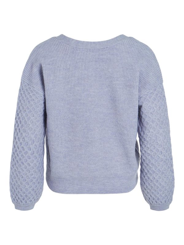 VIVANNA REV L/S V-NECK KNIT TOP/LD