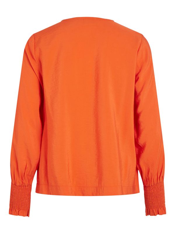 VIBALINA O-NECK L/S ZIPPER TOP