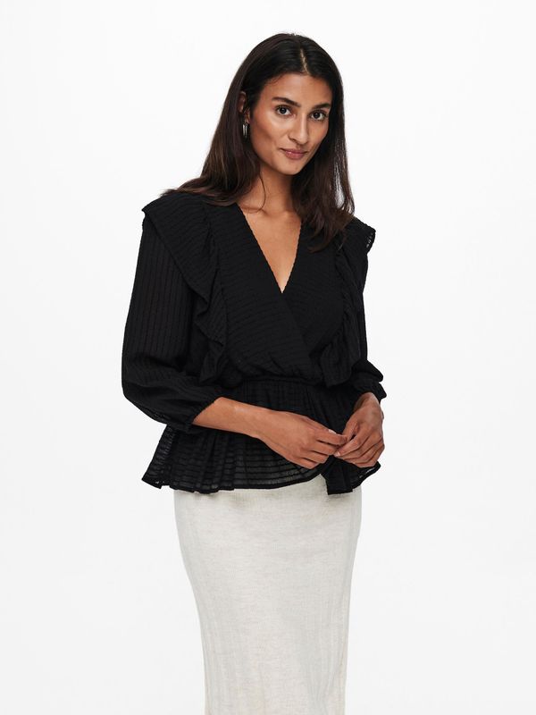 ONLLONDON 3/4 RUFFLE TOP NOOS WVN