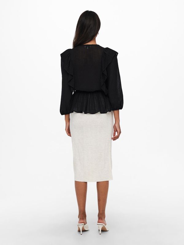 ONLLONDON 3/4 RUFFLE TOP NOOS WVN