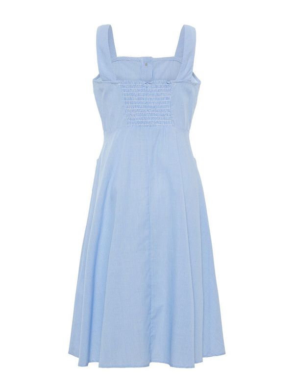 NKFHELINE STRAP LONG DRESS