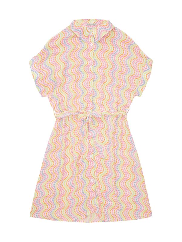 Blusenkleid mit Allover-Print