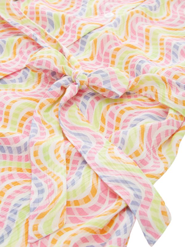 Blusenkleid mit Allover-Print