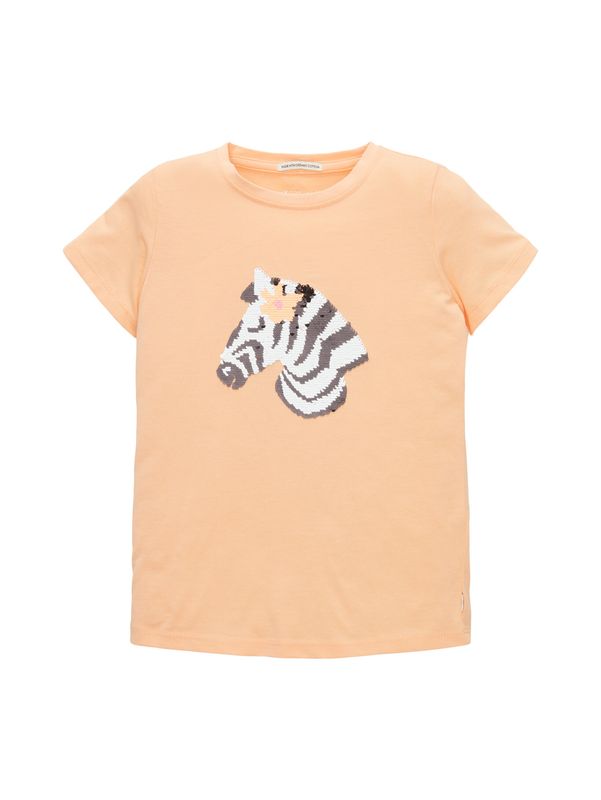 T-Shirt mit Pailletten-Applikation