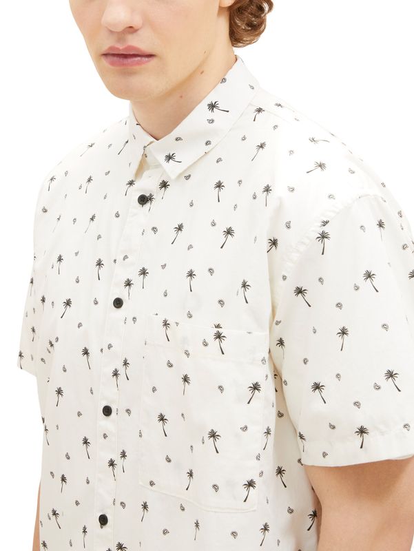 Kurzarmhemd mit Allover-Print