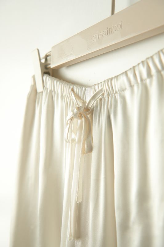 Satin trousers