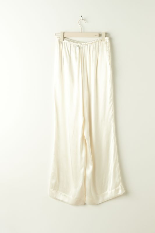 Satin trousers