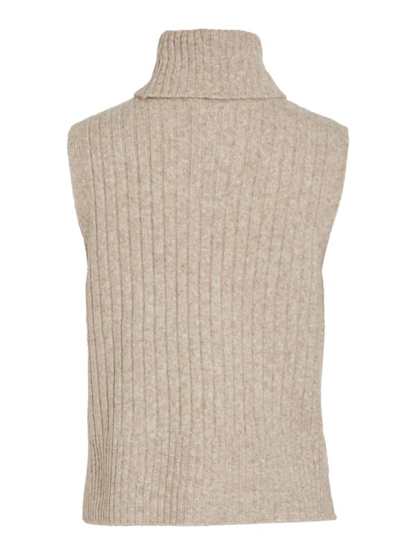 VIJANEY S/L ROLL NECK VEST/LC