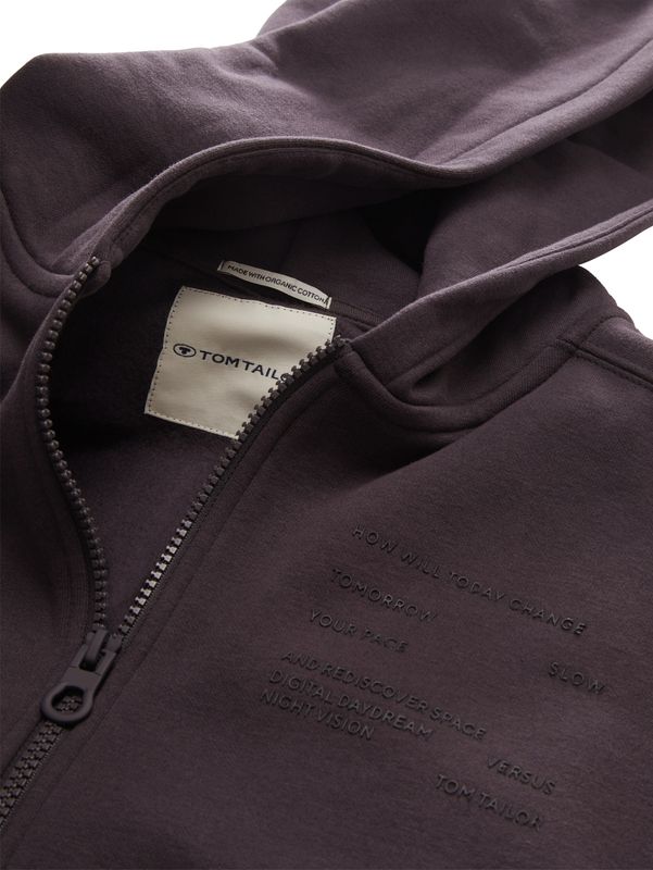 Jungen Sweatshirt-Jacke oversized