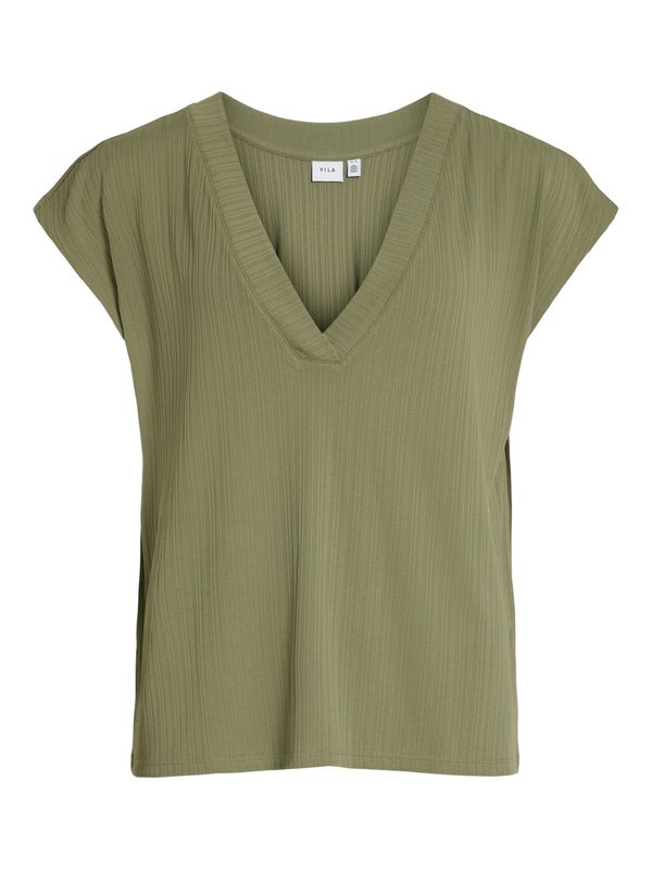 VIOFELIA V-NECK S/S TOP/R