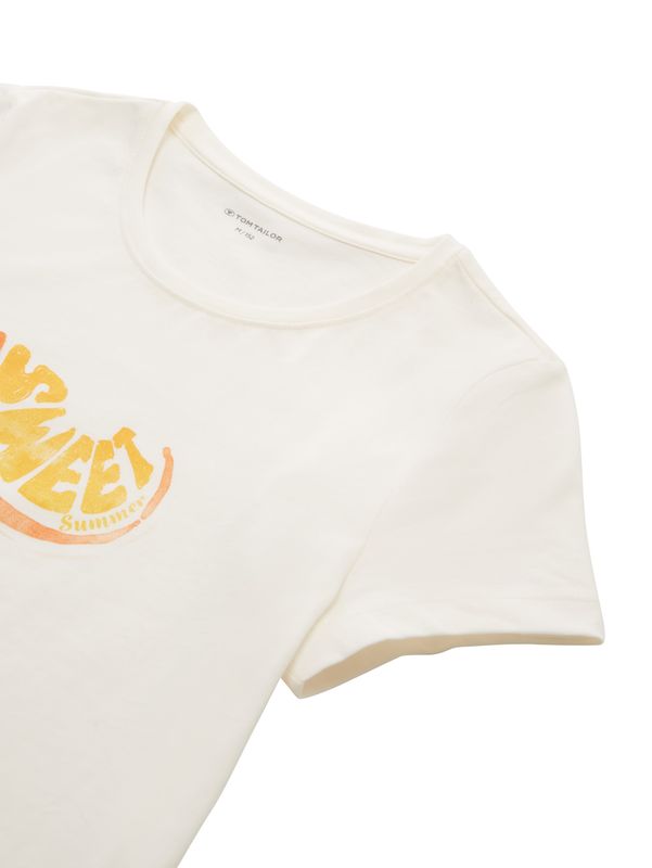 printed crew neck t-shirt