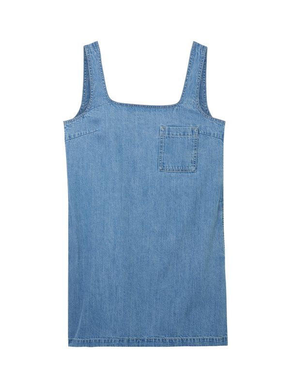 denim mini dress