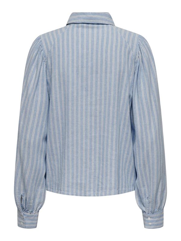 ONLCARO L/S LINEN BL PUFF SHIRT CC PNT