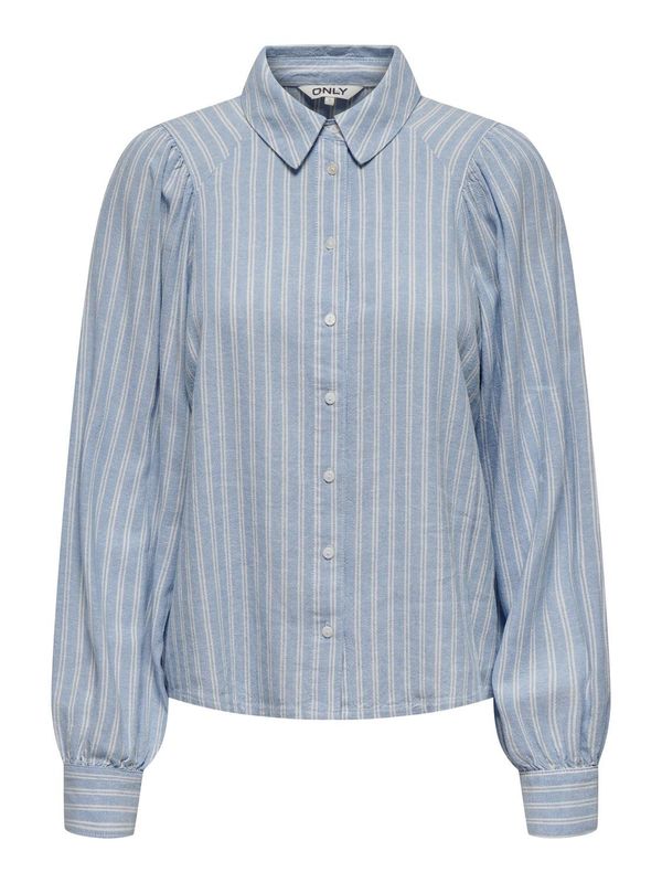 ONLCARO L/S LINEN BL PUFF SHIRT CC PNT