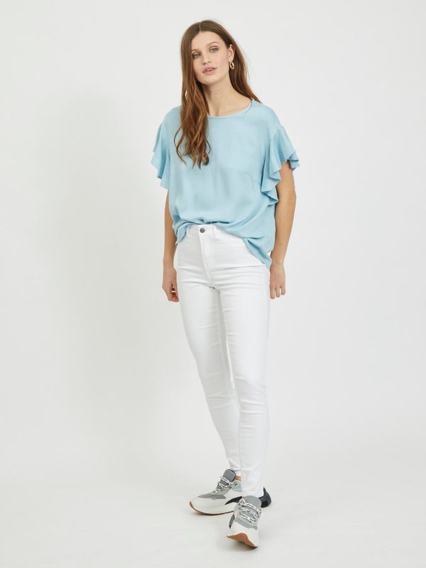 VIFANZA S/S DENIM TOP/PB