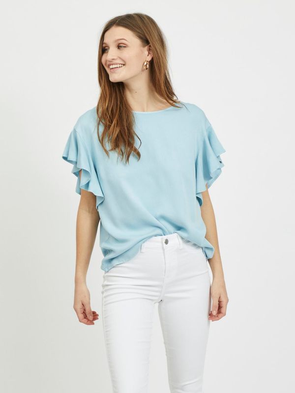 VIFANZA S/S DENIM TOP/PB