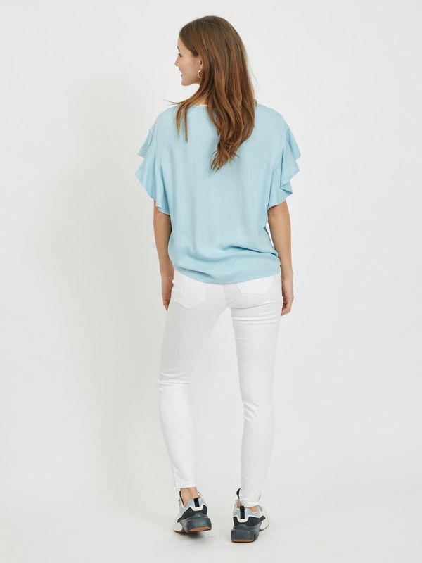 VIFANZA S/S DENIM TOP/PB