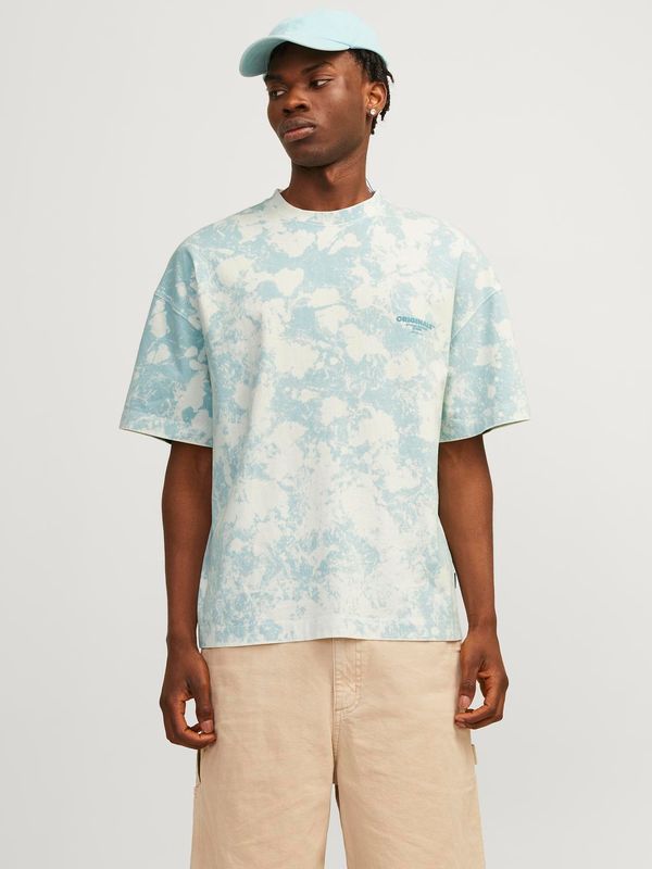 JORBORA TIE DYE TEE SS CREW NECK BLK